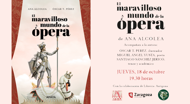 Ana Alcolea presenta El maravilloso mundo de la ópera en el Teatro Principal de Zaragoza 